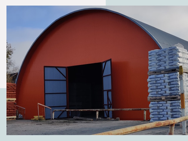 Полукруглые ангары по цене от 618 руб. в Березники