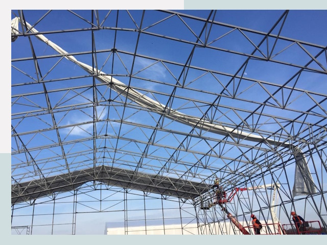 Шатровые ангары от 618 руб. в Березниках и Пермском крае