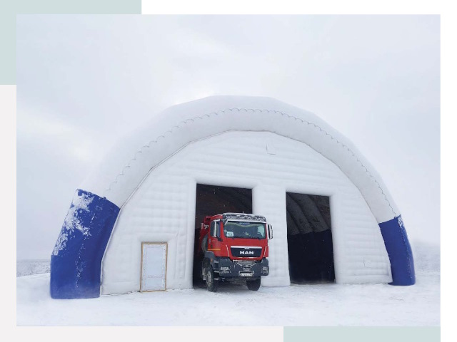 Мобильные ангары в Березниках