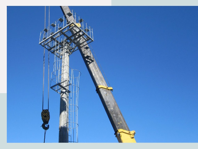 Монтаж осветительных мачт в Березники от 618 руб.