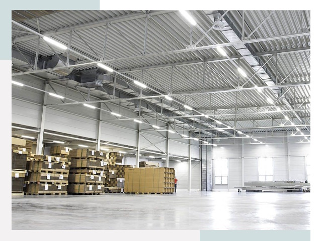 Освещение ангаров в Березниках