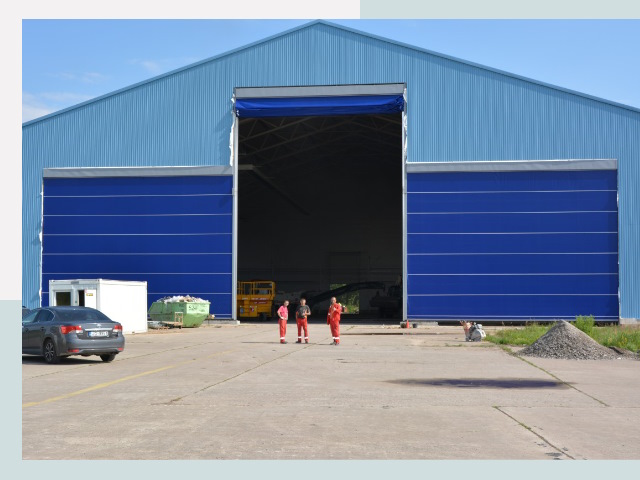 Ангарные ворота в Березники от СтальСтрой-Брз по цене 618 руб.