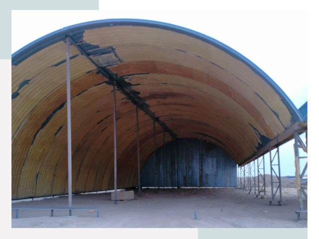 Реконструкция ангаров в Березниках